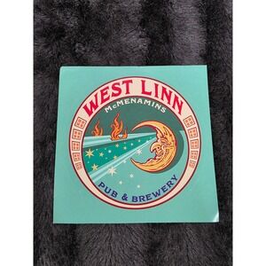 McMenamins West Linn Pub & Brewery Sticker Decal Oregon Craft Beer Art Teal
